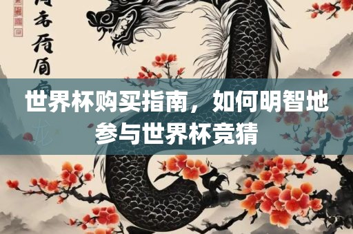 世界杯购买指南，如何明智地参与世界杯竞猜