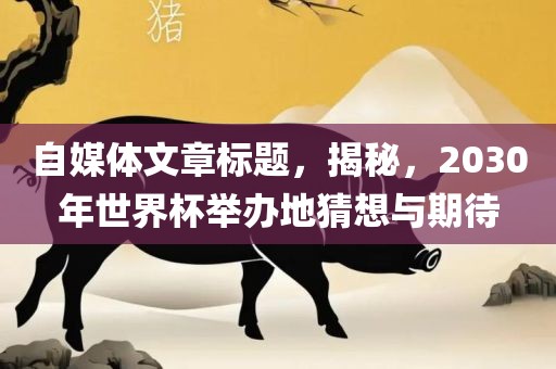 自媒体文章标题，揭秘，2030年世界杯举办地猜想与期待常熟市高丰毛纺织品有限公司