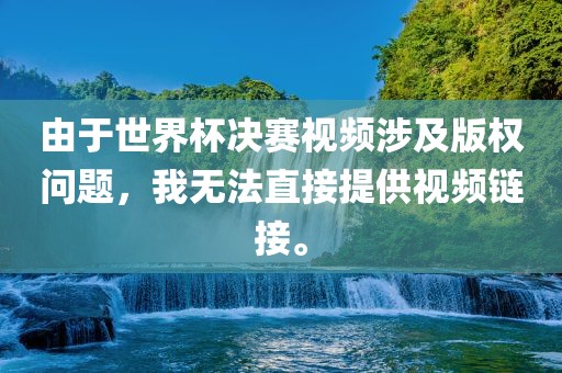 由于世界杯决赛视频涉及版权问题，我无法直接提供视频链接。常熟市高丰毛纺织品有限公司