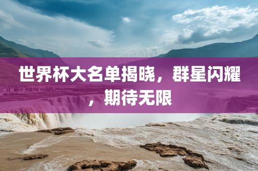 世界杯大名单揭晓，群星常熟市高丰毛纺织品有限公司闪耀，期待无限
