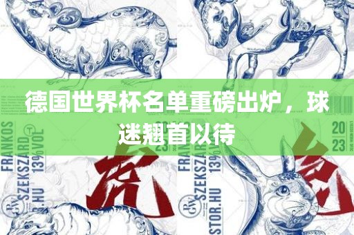德国世界杯名单重磅出炉，球迷翘首以待