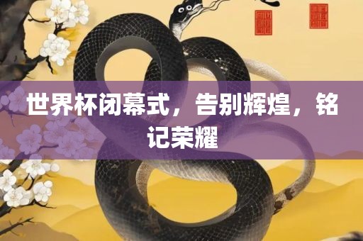 世界杯闭幕式，告别辉煌，铭记荣耀