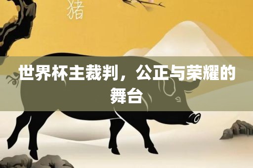 世界杯主裁判，公正与荣耀的舞台常熟市高丰毛纺织品有限公司