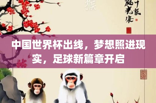 中国世界杯出线，梦想照进现实，足球新篇章开启