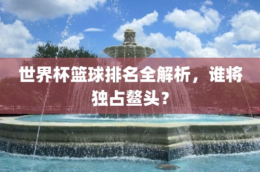 世界杯篮球排名全解析，谁将独占鳌头？常熟市高丰毛纺织品有限公司