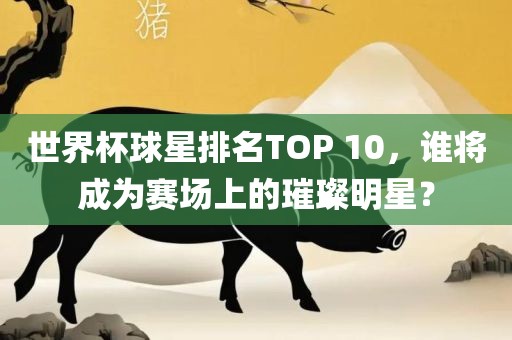 世界杯球星排名TOP 10，谁将成为赛场上的璀璨明星？