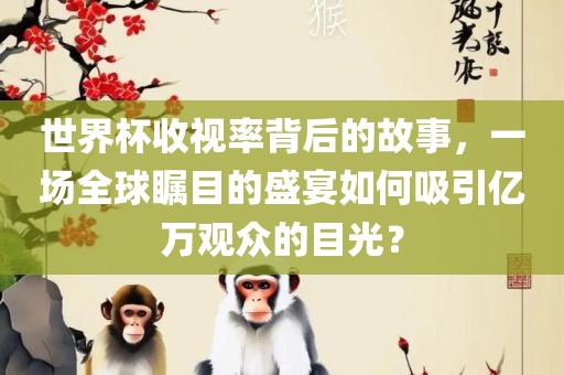 世界杯收视率背后的故事，一场全球瞩目的盛宴如何吸引亿万观众的目光？