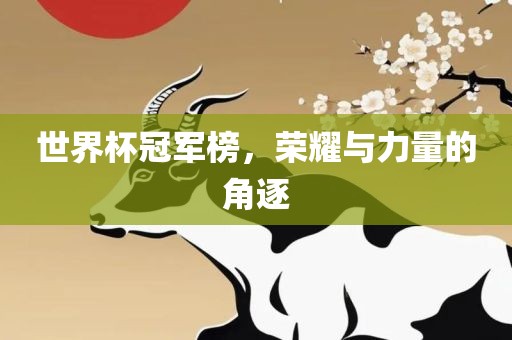 世界杯冠军榜，荣耀与力量的角逐