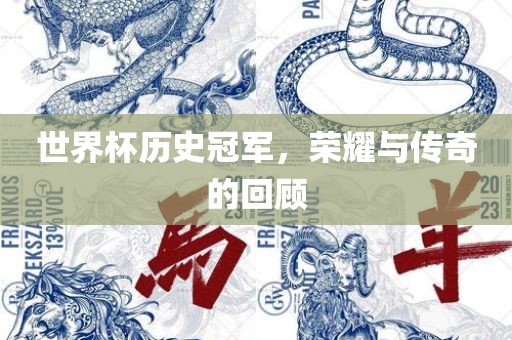 世界杯历史冠军，荣耀与传奇的回顾