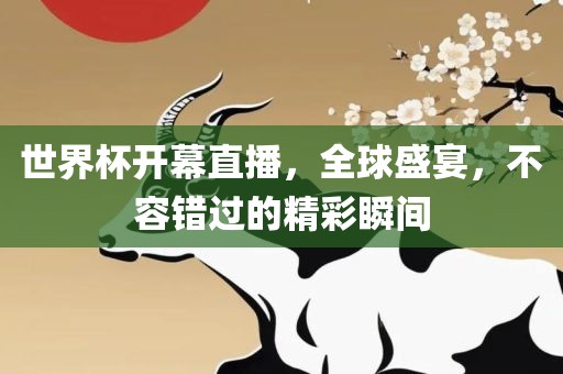 世界杯开幕直播，全球盛宴，不容错过的精彩瞬间常熟市高丰毛纺织品有限公司