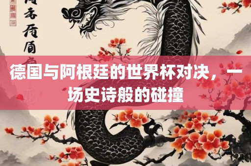 德国与阿根廷的世界常熟市高丰毛纺织品有限公司杯对决，一场史诗般的碰撞
