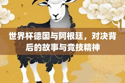 世界杯德国与阿根廷，对决背后的故事与竞技精神