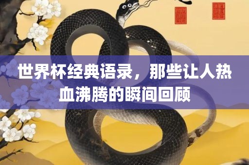 世界杯经典语常熟市高丰毛纺织品有限公司录，那些让人热血沸腾的瞬间回顾