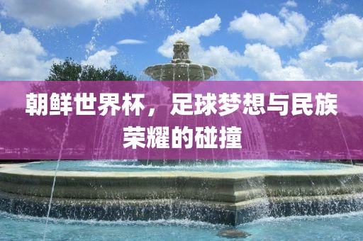 朝鲜世界杯，足球梦想与民族荣耀的碰撞