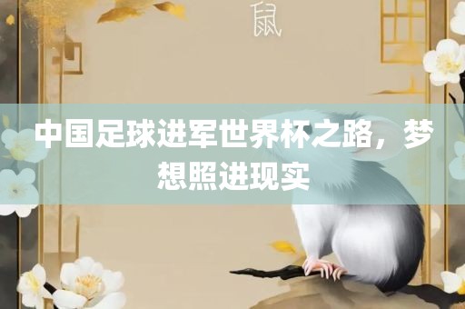 中国足球进军世界杯常熟市高丰毛纺织品有限公司之路，梦想照进现实