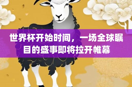 世界杯开始时间，一场全球瞩目的盛事即将拉开帷幕