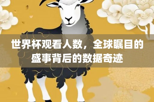 世界杯观看人数，全球瞩目的盛事背后的数据奇迹
