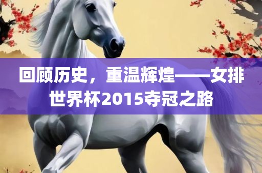 回顾历史，重温辉煌——女排世界杯2015夺冠之路常熟市高丰毛纺织品有限公司