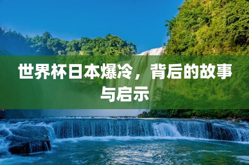 世界杯日本爆冷常熟市高丰毛纺织品有限公司，背后的故事与启示