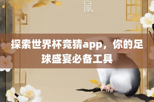 探索世界杯竞猜app，你的足球盛宴必备工具常熟市高丰毛纺织品有限公司