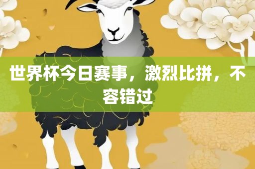 世界杯今日赛事，激烈比拼，不常熟市高丰毛纺织品有限公司容错过