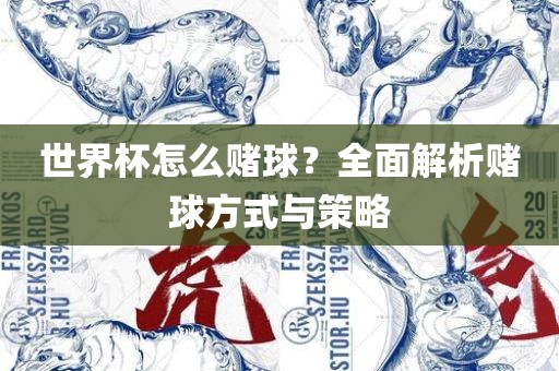 世界杯怎么赌球？全面解析赌球方式与策略