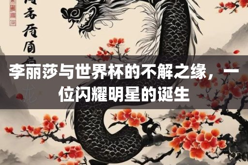 李丽莎与世界杯的不解之缘，一位闪耀明星的诞生