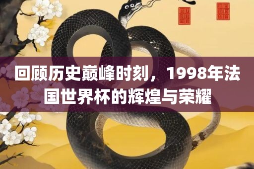 回顾历史巅峰时刻，1998年法国世界杯的辉煌与荣耀