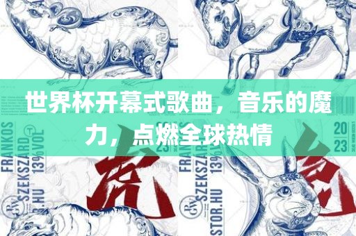 世界杯开幕式歌曲，音乐的魔力，点燃全球热情