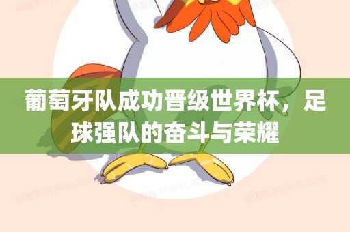 葡萄牙队成功晋级世界杯，足球强队的奋斗与荣耀常熟市高丰毛纺织品有限公司