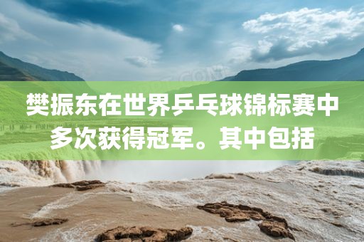 樊振东在世界乒乓球锦标赛中多次获得冠军。其中包括