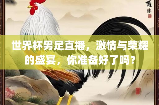 世界杯男足直播，激情与荣耀的盛宴，你准备好了吗？