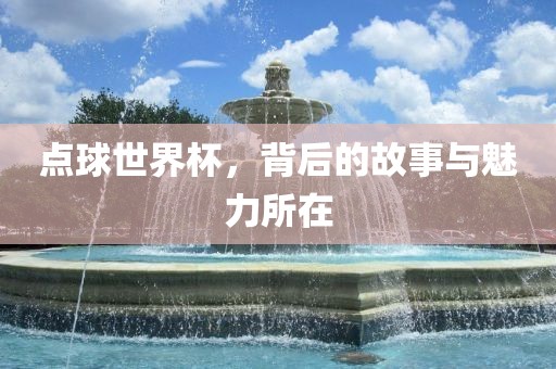 点球世界杯，背后的故事与魅力所在常熟市高丰毛纺织品有限公司