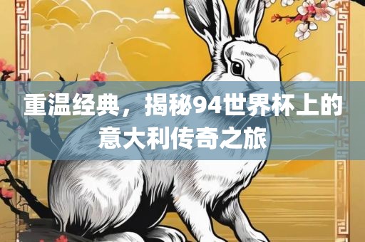 重温经典，揭秘94世界杯上的意大利传奇之旅常熟市高丰毛纺织品有限公司