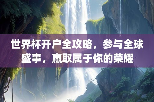 世界杯开户全攻常熟市高丰毛纺织品有限公司略，参与全球盛事，赢取属于你的荣耀