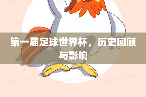 第一届足球世界杯，历史回顾与影响