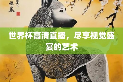世界杯高清直播，尽享视觉盛宴的艺术