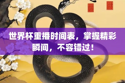 世界杯重播时间表，掌握精彩瞬常熟市高丰毛纺织品有限公司间，不容错过！