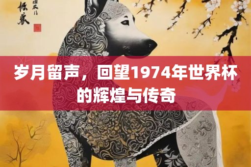 岁月留声，回望1974年世界杯的辉煌与传奇