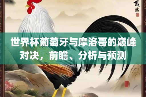 世界杯葡萄牙与摩洛哥的巅峰对决，前瞻、分析与预测常熟市高丰毛纺织品有限公司