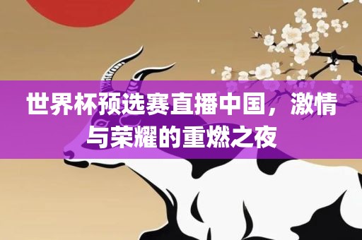 世界杯预选赛直播中国，激情与荣耀的重燃之夜