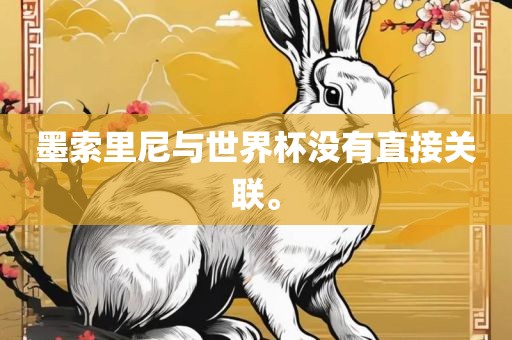 墨索里尼与世界杯没有直接关联。常熟市高丰毛纺织品有限公司