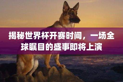 揭秘世界杯开赛时间，一场全球瞩目的盛事即将上演