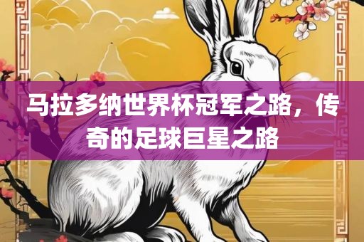 马拉多纳世界杯冠军之路，传奇的足球巨星之路