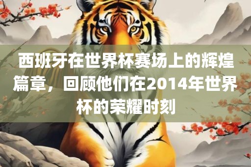 西班牙在世界杯赛场上的辉煌篇章，回顾他们在2014年世界杯的荣耀时刻常熟市高丰毛纺织品有限公司