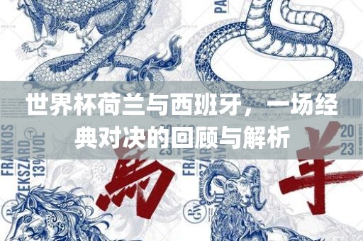 世界杯荷兰与西班牙，一场经典对决常熟市高丰毛纺织品有限公司的回顾与解析