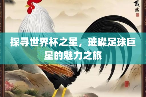 探寻世界杯之星，璀璨足球巨星的魅力之旅