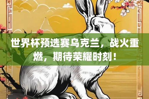 世界杯预选赛乌克兰，战火重燃，期待荣耀时刻！