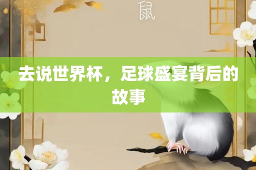 去说世常熟市高丰毛纺织品有限公司界杯，足球盛宴背后的故事