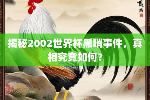 揭秘2002世界杯黑哨事件，真相究竟如何？